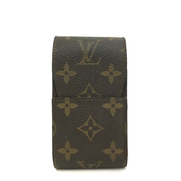 673066E V Louis Vuitton Cigarette Tobacco Case Brown Monogram - Picture 1 of 9